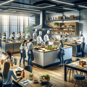 atelier cuisine en entreprise avec créa projet formation